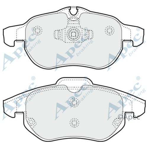 Brake pads set for - set,