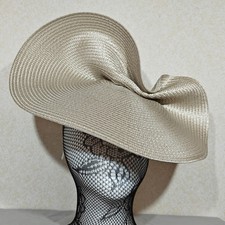 champagne cream large straw