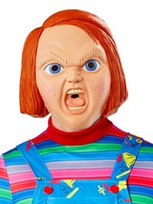 Kids CHUCKY MASK Halloween Fancy Dress Boys Girls Toddler Killer Horror Licensed