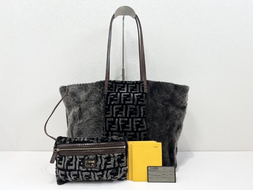 Fendi zucca fur boa - fendi,