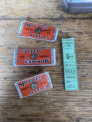 Vintage needle packets - vintage,