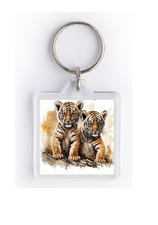 Tiger Cubs 1  Keyring