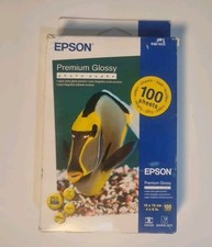 Epson Premium Glossy Photo Paper 6x4" (15x10cm) 100 Sheets - Unused