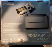 Canon Pixma IP100 Portable Travel USB Mobile A4 Color Inkjet Printer
