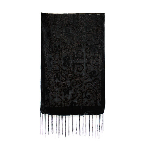 Devore velvet floral burnout - devore,