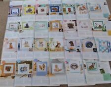 PET OF THE MONTH SELECTION (1) OF DOGS CROSS STITCH CHART DROP DOWN MENU