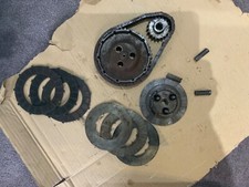 Triumph Tiger Cub clutch sprocket and chain