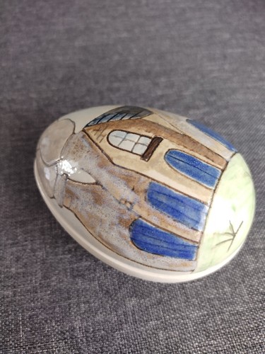 Burslem pottery stoneware egg - pottery,