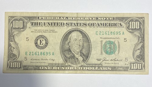 Old 100 dollar - old,