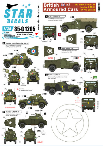 Star decals c1205 - 35-c1205,