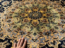 BLUE ANTIQUE ORIENTAL RUG