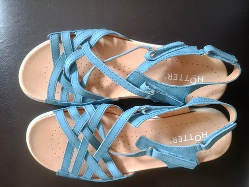 Hotter maisie blue leather - hotter,