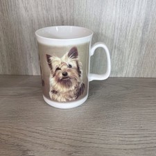 Staffordshire Ashley Mug Yorkie Dog Fine Bone China Made In England Tea Coffee