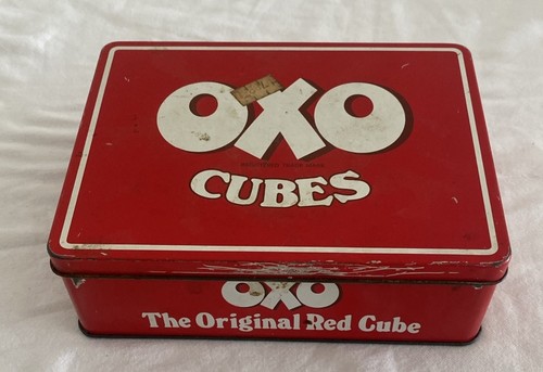 Vintage oxo cubes tin - oxo,