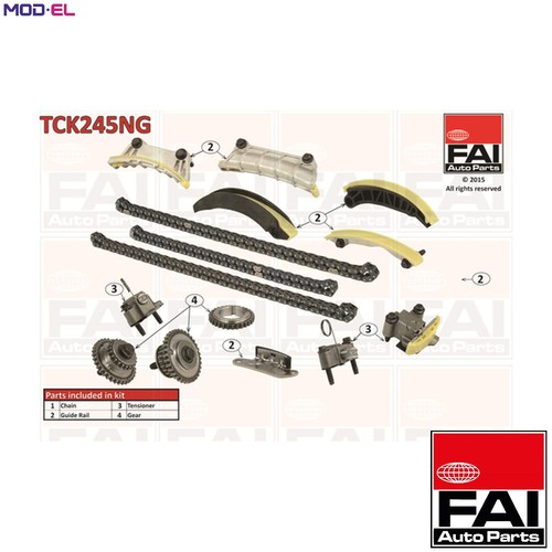 Timing chain kit - chain, tck245ng