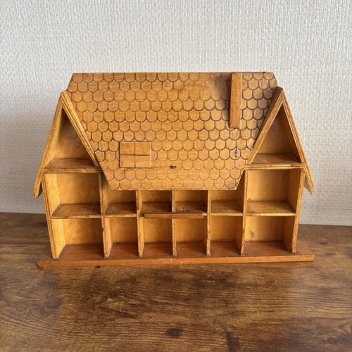 Vintage house shaped - house, wooden