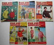 5 x Vintage 'Pins and Needles'