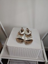 Girls White Flower Sandals