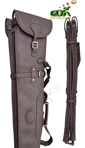 Double leather shotgun slip - double, pu