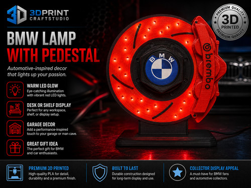 Bmw inspired brake disc led - disc,