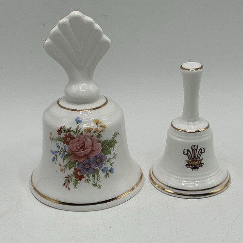 Vintage bone china bells - x,