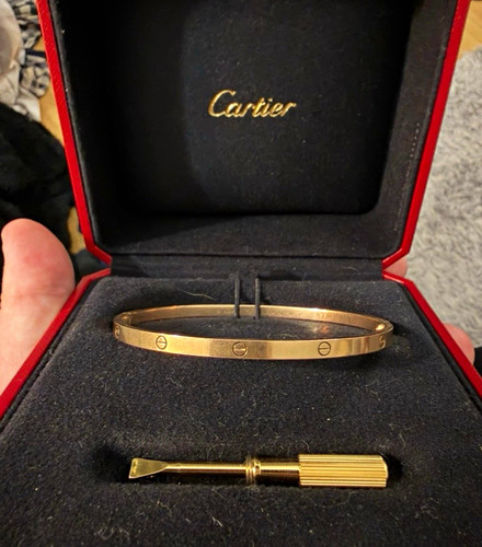 Cartier love 18ct rose - love,