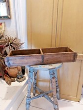 A TRADITIONAL VINTAGE INDIAN WOODEN DOUBLE BRICK MOULD