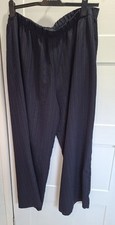 Navy palazzo pants 18-22 holiday hippy boho summer Vanessa Zani Made In Italy