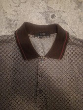 Gucci Brown Monogram Polo