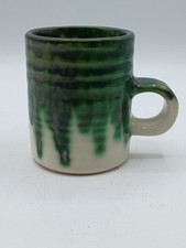 BEDDGELERT studio pottery small drip glaze stoneware coffee mug