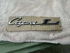 FORD CAPRI L MK1 BOOT BADGE GENUINE GOOD CONDITION