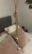 Gold lariat style - gold, necklace