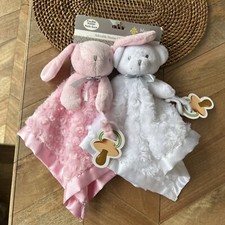 Blankets & Beyond Pink Bunny
