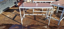 Stainless steel table work top work bench commercial 126 cm