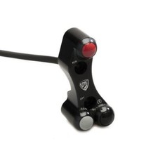 CNC right black handlebar