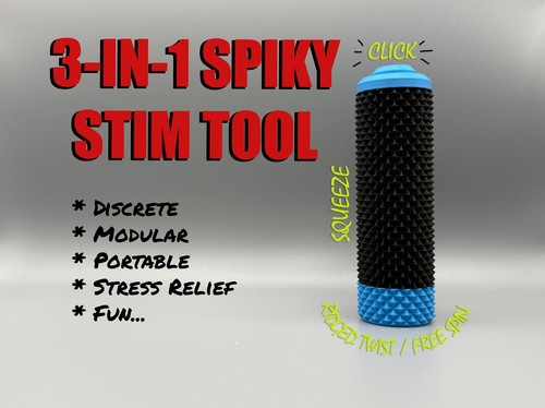 Spiky stress relief - 3-in-1,