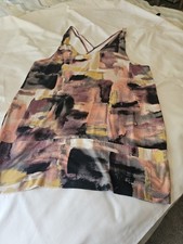  BAM Bamboo Clothing  Gym Yoga Cross Back Tank Top Size 16