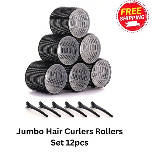 Jumbo hair curlers - hair, set