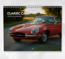 Classic Cars Calendar 2026