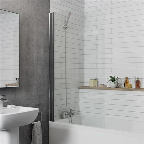 Curved edge bath shower screen - curved,