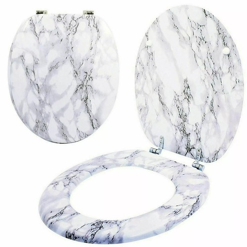 Universal toilet seat hinged - toilet,