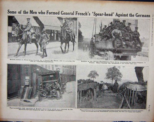 Original old antique print - old,