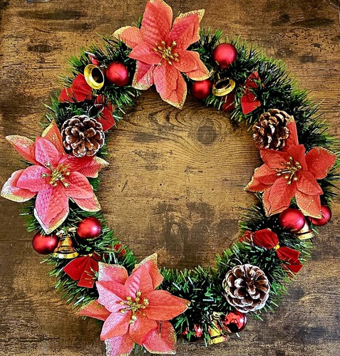Artificial christmas wreath - christmas,