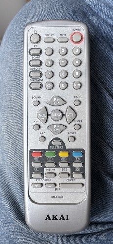 Akai l1703 remote - tv,