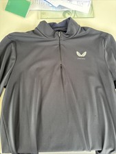Castore Golf Mid Layer Pullover 1/4 Zip Black Size  XL