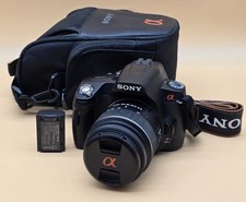 Sony A390 DSLR Camera 14.2MP with 18-70mm, Shutter Count 9422. No Charger.