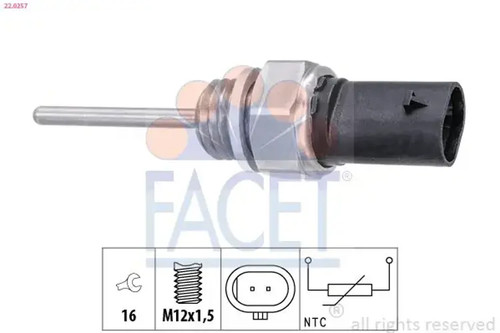 Exhaust gas temperature sensor - gas,