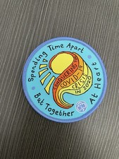 Girlguiding Covid Spending Time Apart Cloth Badge - Girl Guides