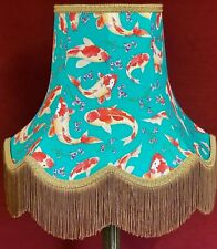 Japanese Koi Carp Blue Lampshades To Match Bedding Sets & Duvet Covers Cushions