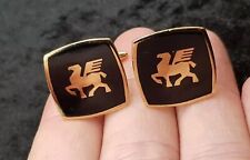 Pair Of Vintage Lansing Bagnell Forklift Company Cufflinks- Pegasus Symbol 